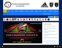 Tablet Screenshot of clubchampionsleague.com